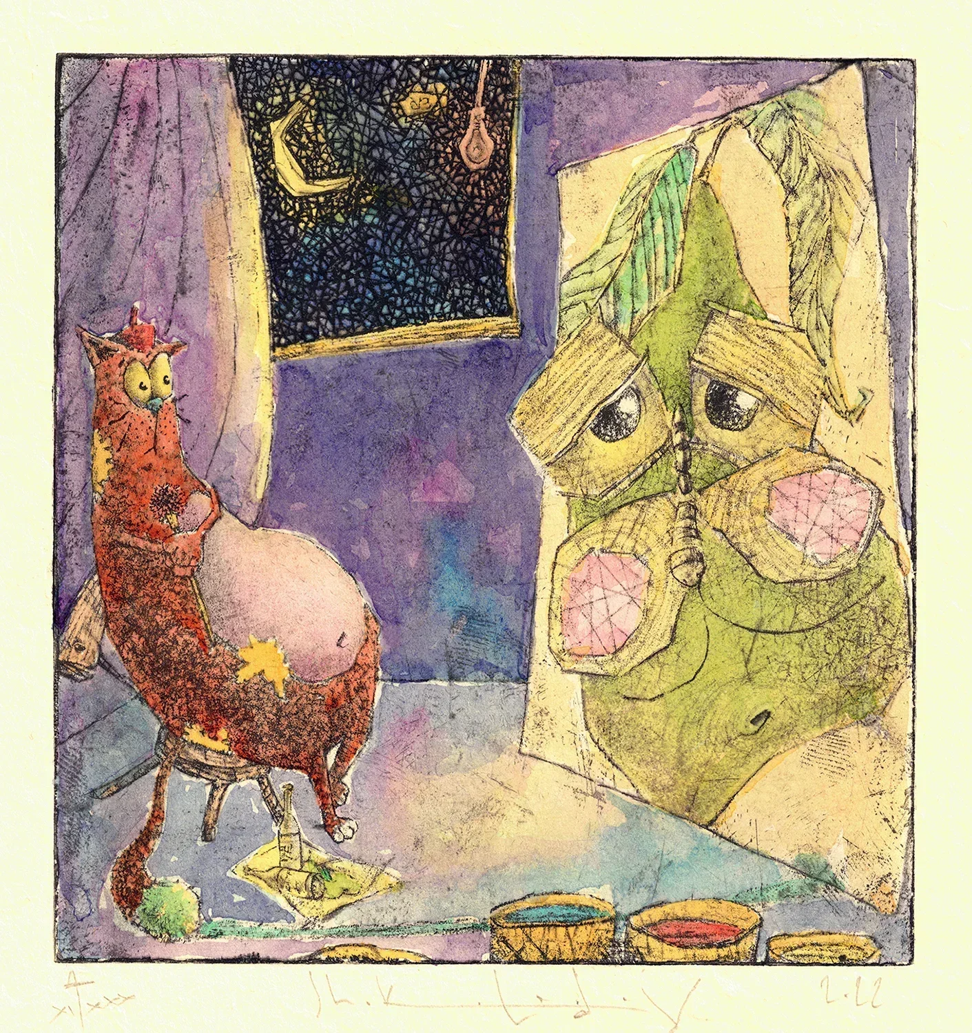 It was getting dark…